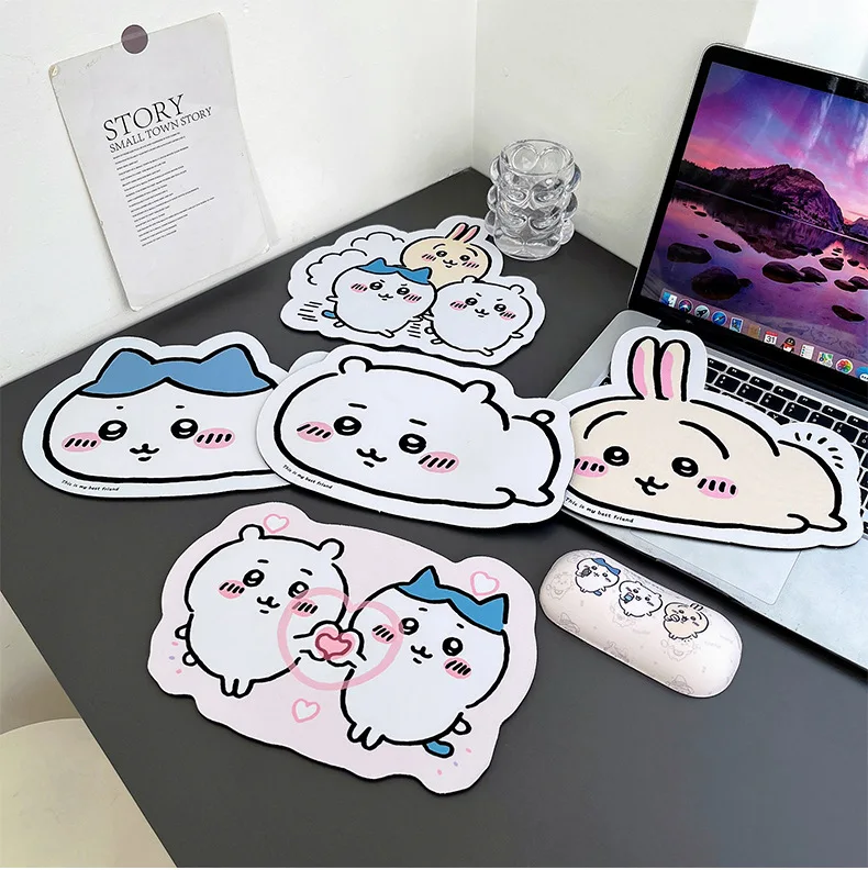 귀여운 만화 캐릭터 ‘지이 우사기’와 ‘하치와레’가 그 - Leather Desk Pad 리뷰 및 가격