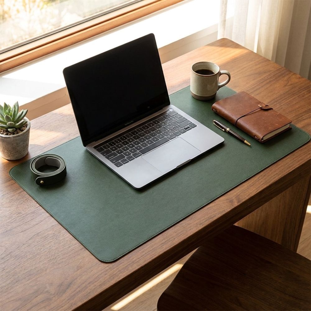 PU 가죽 소재의 양면 데스크 매트, 방수 기능, 부드 - Leather Desk Pad 리뷰 및 가격