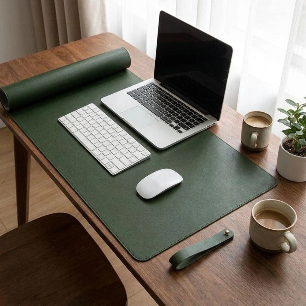PU 가죽 소재의 양면 데스크 매트, 방수 기능, 부드 - Leather Desk Pad 리뷰 및 가격