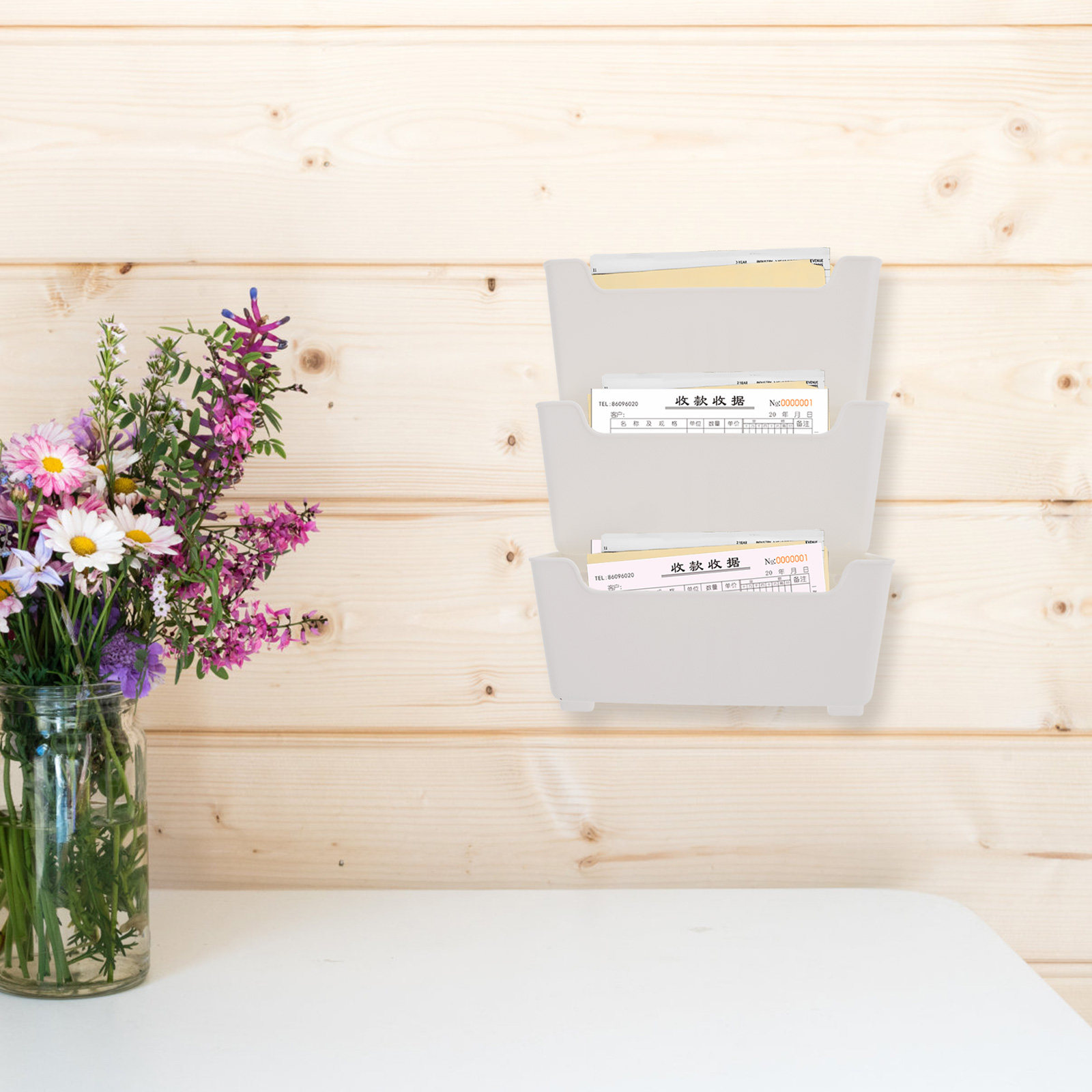 1세트 벽걸이형 파일 정리대, 투명한 디자인, 벽에 부 - Magazine Holder Rack 리뷰 및 가격