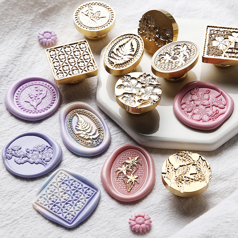 레트로 왁스 인감 스탬프 봄 꽃 사쿠라 씰링 스탬프 헤 - Wax Seal Stamp Set 리뷰 및 가격